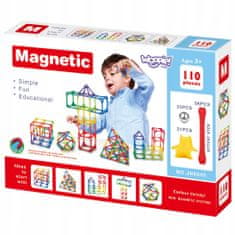 WOOPIE Puzzle magnetických stavebních bloků