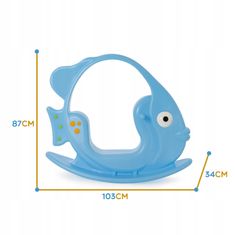 WOOPIE Rocker Fish Blue do 35 kg