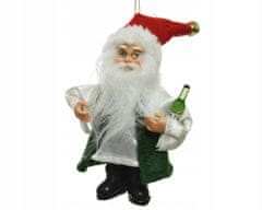 Kaemingk Vánoční figurka Santa Clause červená 13 cm