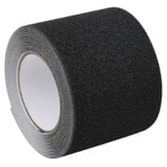 Greatstore Protiskluzová páska černá 0,1 x 10 m PVC