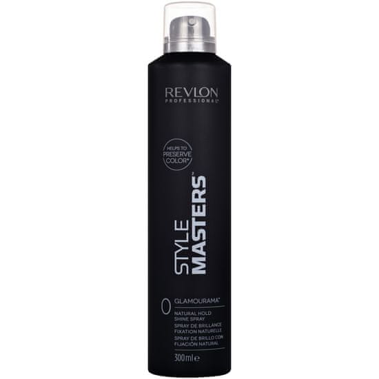 Revlon Style Masters Glamourama Natural Hold Shine Spray - sprej pro lehký lesk na vlasy, 300 ml