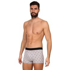 Molvy 2PACK pánské boxerky šedé (MP-1071-BEU) - velikost XXL