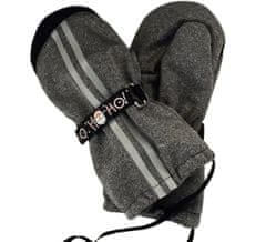 ROCKINO Softshellové rukavice dětské vel. 1 (0 - 1,5 roku) vzor 6321 šedý melír