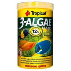 TROPICAL Krmivo pro akvarijní ryby 3-Algae 250ml /50g vločky