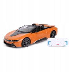 Lean-toys Auto R / C BMW i8 Roadster Rastar 1:12 oranžová