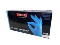 Aero Nitril-vinylové rukavice bez pudru 100ks - vel. S, M, L, XL Velikost: S