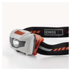 Emos EMOS Čelovka na 3x AAA, 1 plus 2x LED 1W 1441162100