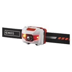 Emos EMOS Čelovka na 3x AAA, 1 plus 2x LED 1W 1441162100