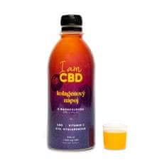 I am CBD Kolagenový nápoj s CBD, vitamínem C a kys. hyaluronovou 500ml, 30 dávek