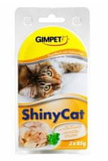 Gimpet kočka konz. ShinyCat tuňak/kuře 2x70g