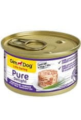 GimDog Pure delight konz. kuře s tuňákem 85g