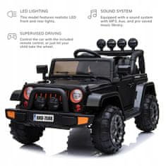 Moje Auto MEGA JEEP FULLTIME, POHON 4X4, 1X12V, POMALÝ START /