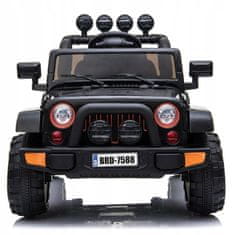 Moje Auto MEGA JEEP FULLTIME, POHON 4X4, 1X12V, POMALÝ START /