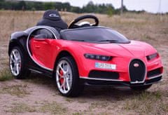 Moje Auto BUGATTI CHIRON MĚKKÁ KOLA, MĚKKÉ SEDLO, PE