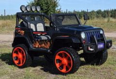 Moje Auto MEGA JEEP SUNSHINE, 4X4, 2X12V, POMALÝ START /