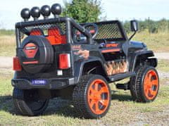 Moje Auto MEGA JEEP SUNSHINE, 4X4, 2X12V, POMALÝ START /