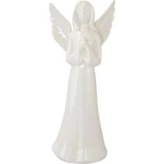 Retlux Vánoční dekorace RXL 417 Anděl porcelán 28,3 cm