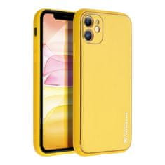 FORCELL Obal / kryt na Apple iPhone 11 ( 6,1" ) žlutý - Forcell LEATHER