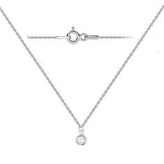 NUBIS Dětský stříbrný náhrdelník s kamínkem Crystals from Swarovski Crystal