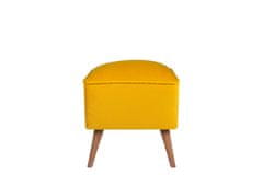 Atelier Del Sofa Taburet New Bern - Yellow, Žlutá