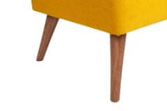 Atelier Del Sofa Taburet New Bern - Yellow, Žlutá