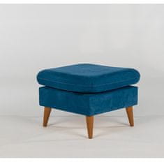 Atelier Del Sofa Taburet Sofia Puf - Dark Blue, Tmavá Modrá