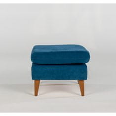 Atelier Del Sofa Taburet Sofia Puf - Dark Blue, Tmavá Modrá