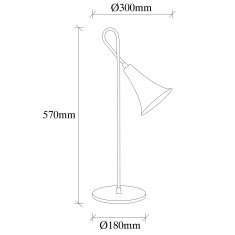 ASIR GROUP ASIR Stolní lampa SARMAL zlatá