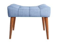 Atelier Del Sofa Taburet New Cool - Indigo Blue, Indigo Modrá