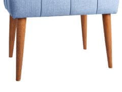 Atelier Del Sofa Taburet New Cool - Indigo Blue, Indigo Modrá