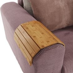 KONDELA Dřevěná podložka na sedačku Alte - bambus