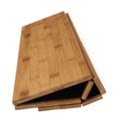 KONDELA Dřevěná podložka na sedačku Alte - bambus