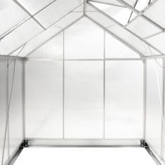 nabbi Zahradní skleník Glasshouse 250x190x195 cm - průhledná