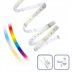 Spectrum Smart Sada: RGBW WiFi LED pás 17W 1200lm TUYA - 5m