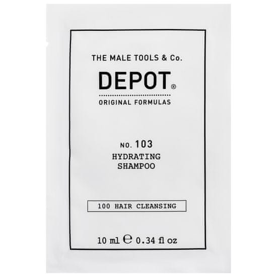 DEPOT No. 103 Hydrating - Hydratační šampon na vlasy pro muže, 10 ml