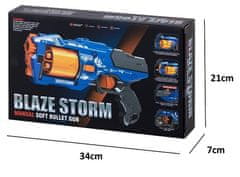 HADEX Dětská válcová puška Blaze Storm+ 20 šipek