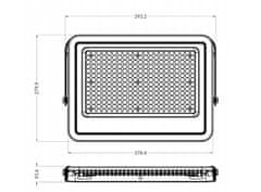 ECOLIGHT LED reflektor PREMIUM LINE - 200W - IP65 - studená bílá