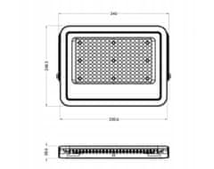 ECOLIGHT LED reflektor PREMIUM LINE - 150W - IP65 - neutrální bílá