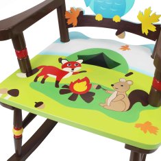 Teamson Fantasy Fields Dětská Dřevěná Houpací Židle Enchanted Woodland Td-11738A