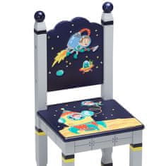 Teamson Fantasy Fields Dětská Dřevěná Židličková Souprava Pro Děti Do Vesmíru (Bez Stolku) Td-12211A2