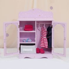 Teamson Twinkle Stars Princess 18 Doll Fancy Closet se 3 věšáky