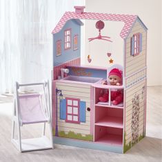 Teamson Olivia's Little World Přebalovací Stanice Pro Panenky Dětský Pokojíček Pro Panenky Hrací Set S Vysokou Židličkou Td-11460A