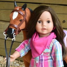 Teamson Sophia's - 18" panenka - Látkový kůň - Tan