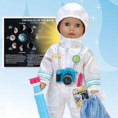 Teamson Sophia's - 18" panenka - 8 dílná sada Smithsonian Astronaut - bílá