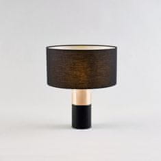 Teamson Stolní Lampa Ayden S Dotykovým Ovládáním, Stojací Světlo Se Senzorem Poklepání, Moderní Osvětlení V Černé Barvě Do Obývacího Pokoje, Ložnice Nebo Jídelny