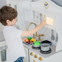 Teamson Dětská Hrací Kuchyňka Little Chef Marseille Retro Bílá Td-13119D