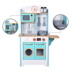 Teamson Teamson Kids - Little Chef Santos Retro Play Kitchen - Aqua/dřevo