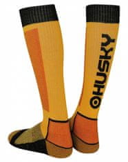 Husky Ponožky Snow Wool žlutá/černá (Velikost: XL (45-48))