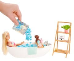 Mattel Barbie Panenka a koupel s mýdlovými konfetami Blondýnka HKT92