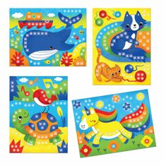 Quercetti Fantacolor cards animals